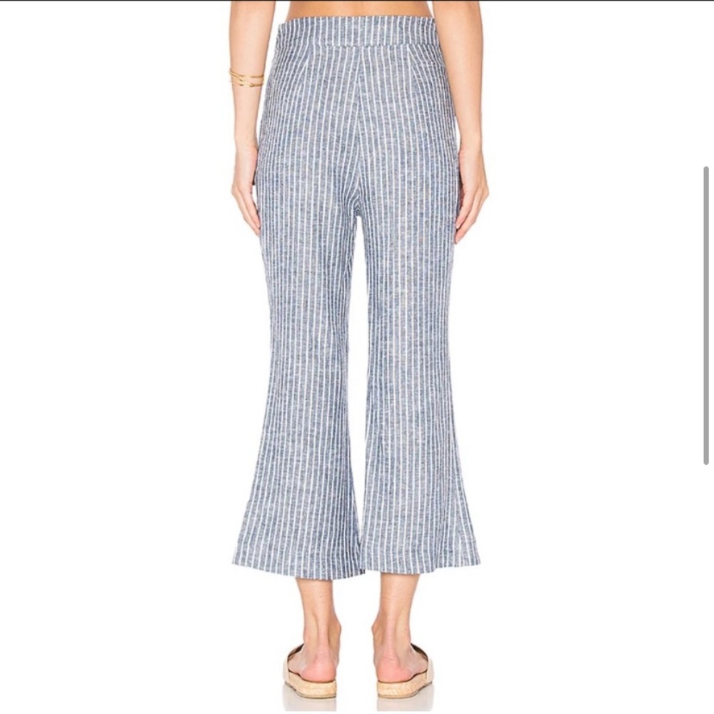 Free People Elliot Striped Linen Blend Pants - Picture 4 of 13